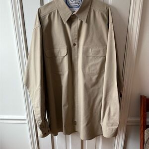 Woolrich Men's Beige Shirt Jacket